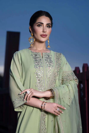 3 Piece – Embroidered Suit – KFE23-67
