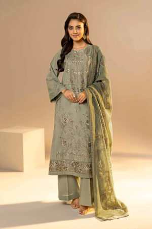 3 Piece – Jacquard Embroidered Suit – 42301635